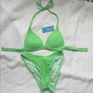 Cupshe Green Bikini Set